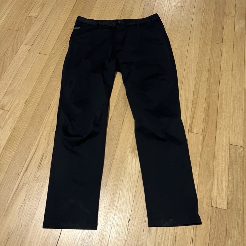Rhone Performance Pants Men 36 Black Stretch Outdoors Golf Active Gorpcore 36x31